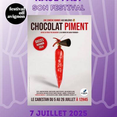 RAJE FAIT SON FESTIVAL JOUR #7 Aurélie Treilhou et Jean-David Stepler pour CHOCOLAT PIMENT